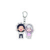 55MM Anime Re:ZERO - Iniziare la Vita in un Altro Mondo Portachiavi Natsuki Subaru Emilia Portachiavi Piastra Modello Acrilica Regali di Natale
