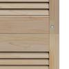 Cabinet Door Set 4 pcs Natural Finish 170 x 2.1 x 39.5 cm Solid Pine Wood