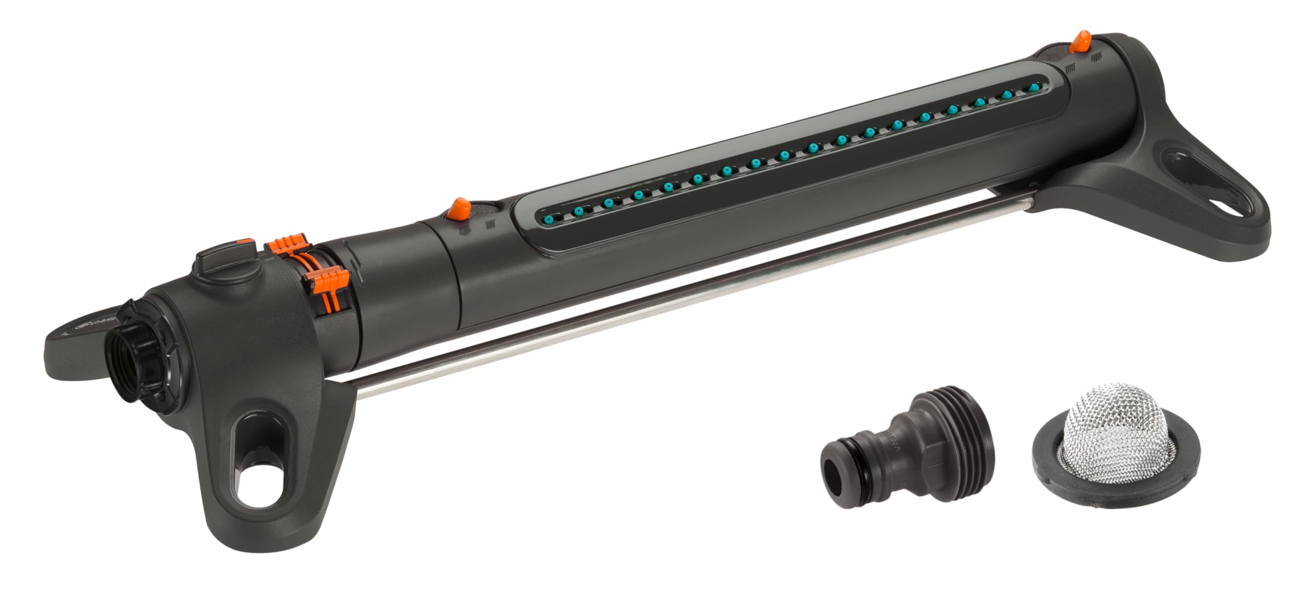 

GARDENA Осциллирующий дождеватель AquaZoom L Продукт Гарантия до 5 лет 18714-20 чёрный