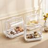 Transparent Kitchen Storage Cabinet with Wheels: Multi-Layer Organizer for Fruits and Vegetables