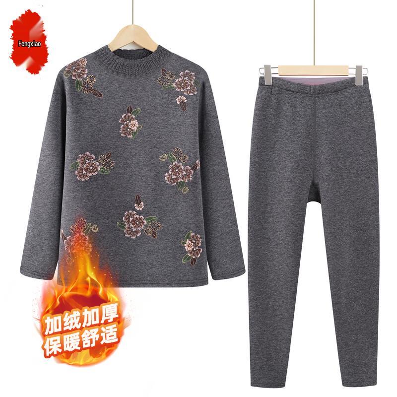 

Комплект термобелья с флисовой подкладкой для пожилых женщин 4XL