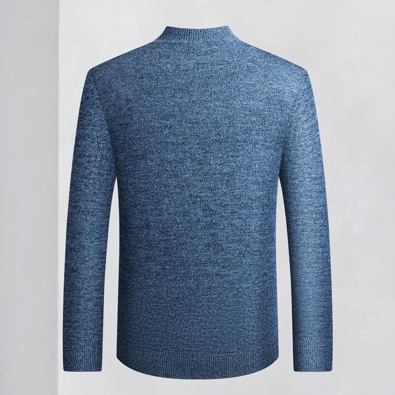Men's 90% Wool Blend Crew Neck Sweater