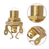 1/4 Guitar Jack Mono Input Jack Metal Electric Guitar Replacement Mono Input or Output Jack Socket 6.35mm Guitar Part