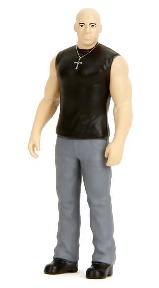 Jada Toys Fast & Furious Series 1/24 F&F Dodge Charger R/T Black with Dominic Figure (Finished)