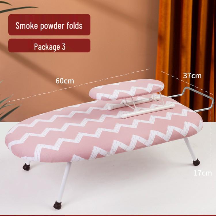 Compact Folding Desktop Ironing Board for Household Use