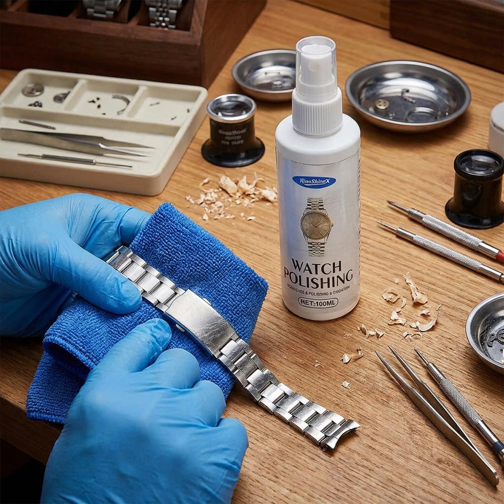Jewelry Care Solution, Polishing Agent for Silver and Gold Jewelry, Suitable for Watches, Bracelets, Necklaces, Earrings, Christ