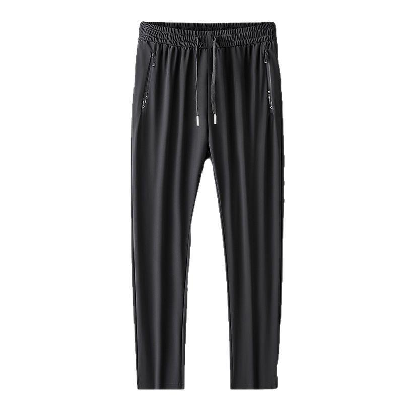 Pantaloni Traspiranti in Seta di Ghiaccio ad Asciugatura Rapida per Coppie - Pantaloni Lunghi Sportivi Leggeri da Uomo e Donna, Disponibili in Taglie Forti
