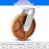 3 to 5 Inch High-Temperature Resistant Swivel Casters with Glass Fiber Bakelite for Oven Carts (Up to 300°)
