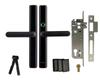 Electronic Door Handle with Fingerprint RFID Password Access Control Dc6V Secureentry-HL100