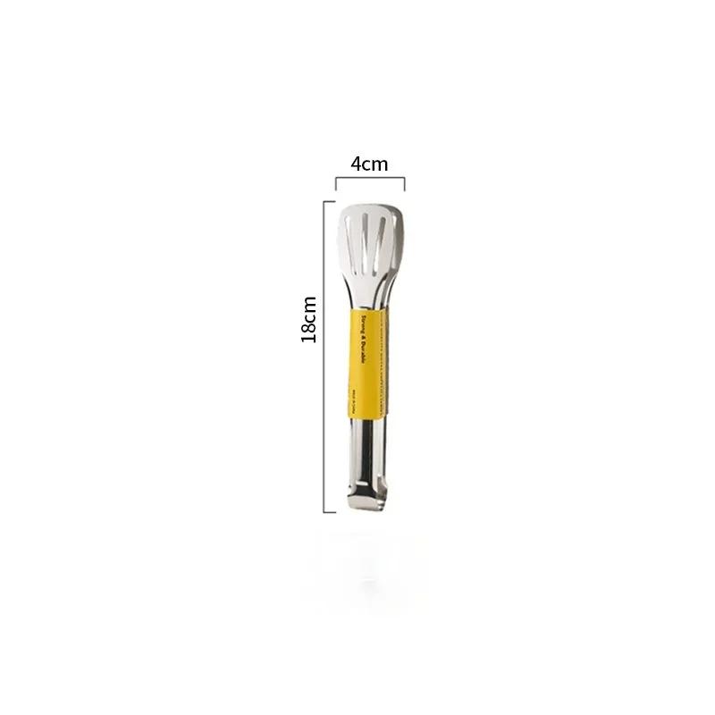 

Three-line Stainless Steel Food Tongs, Thickened Food Tongs, Barbecue Tongs, Steak, Bread, Grilled Meat Tongs, Outdoor Buffet