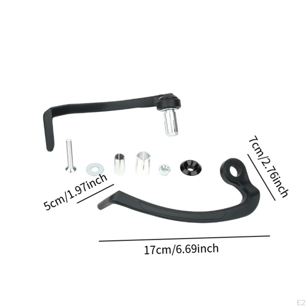 2x Motorcycle Hand Guards Handguards Protection Gear Mount Hardware Brake Clutch Lever