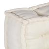 Modular Sofa Set 4 pcs Cream Fabric