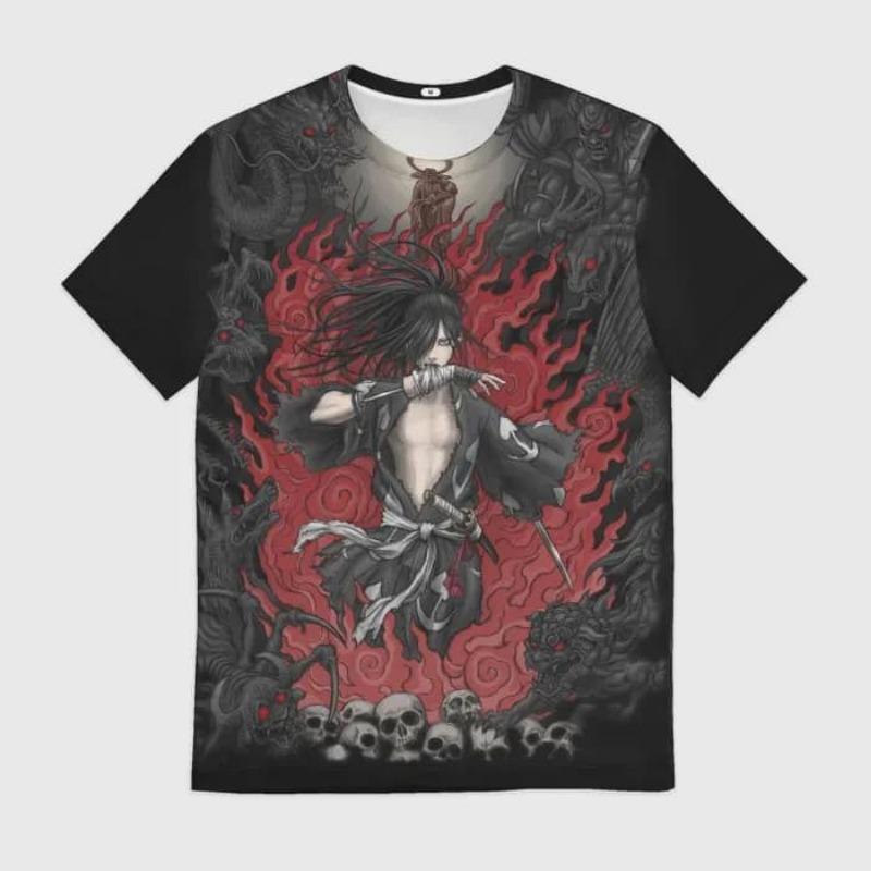 Pánské Módní 3D Tištěné Pánské Tričko Kulatý Výstřih Krátký Rukáv Trendy Street Wear