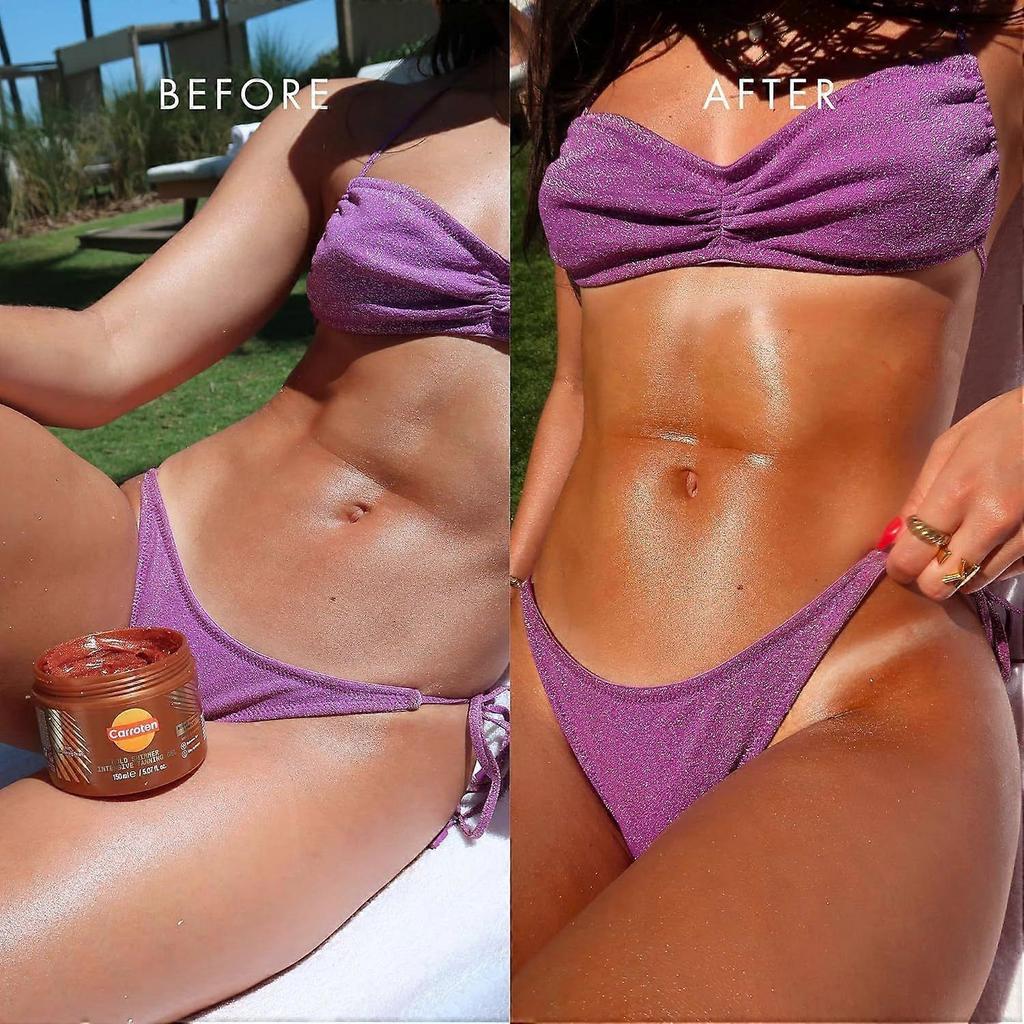 Intensive Tanning Gel Self-Tanning Gel for Body Streak-free Tan 150ml - Golden Flashes Densely Packed