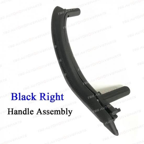 Door Pull Handle Cover with Leather Assembly For BMW X5 X6 F15 F16 2014 -2018