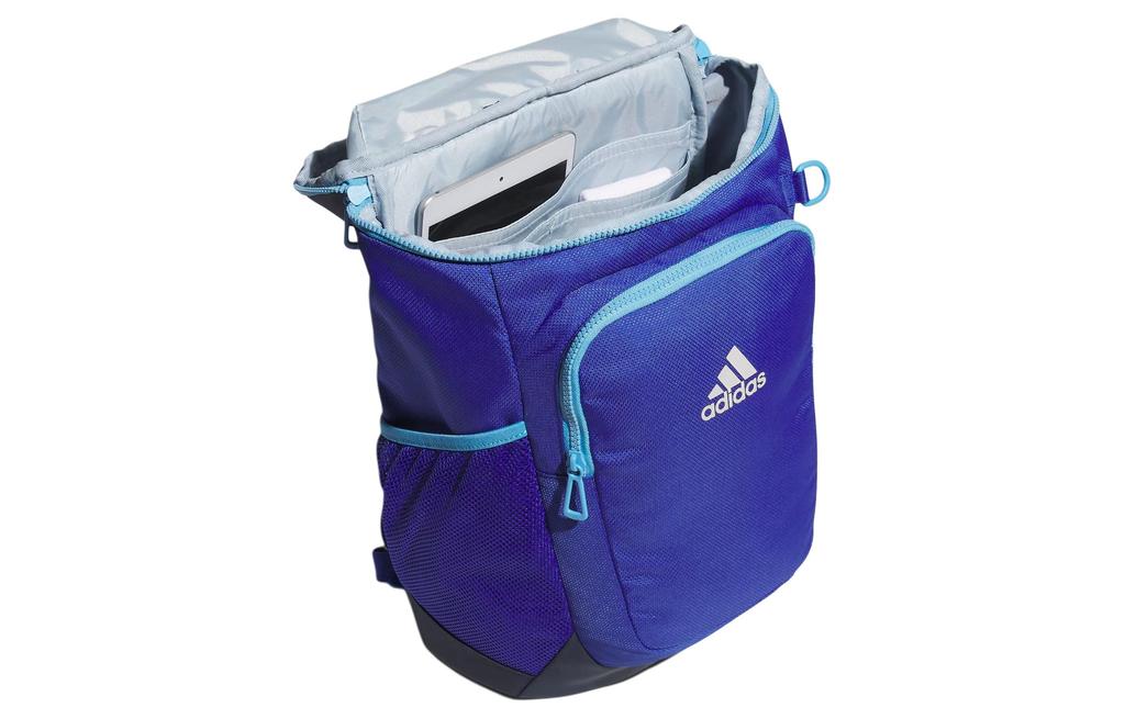 Adidas Recycled Polyester Backpack Regular Men's Semi Fluorescent Blue IM5200