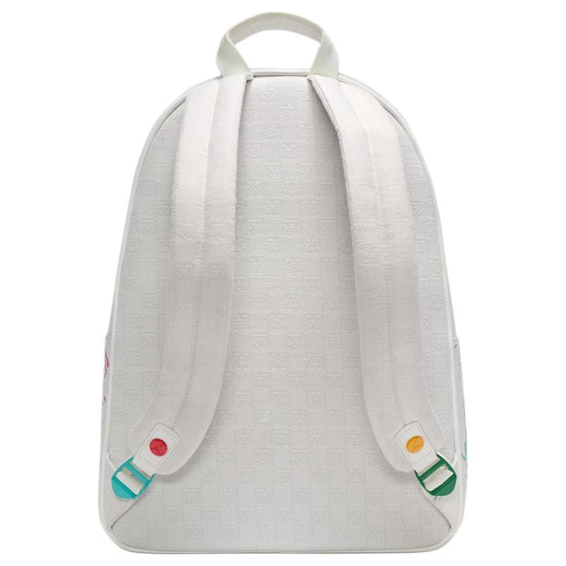Jordan Monogram Polyester Backpack Unisex White Jordan FJ6784-133