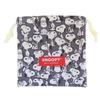 Marimo Craft SNOOPY All Style Series Drawstring Bag SmallMini Drawstring Pouch, All-Over Print, Approx. W150 X H160 X D10mm