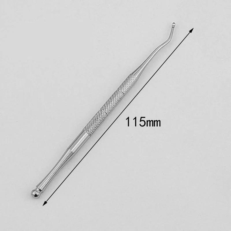 3PCS Ingrown Toe Correction Files Stainless Steel Double Ended Toe Nail Care File Manicure Pedicure Toenails Clean Tools