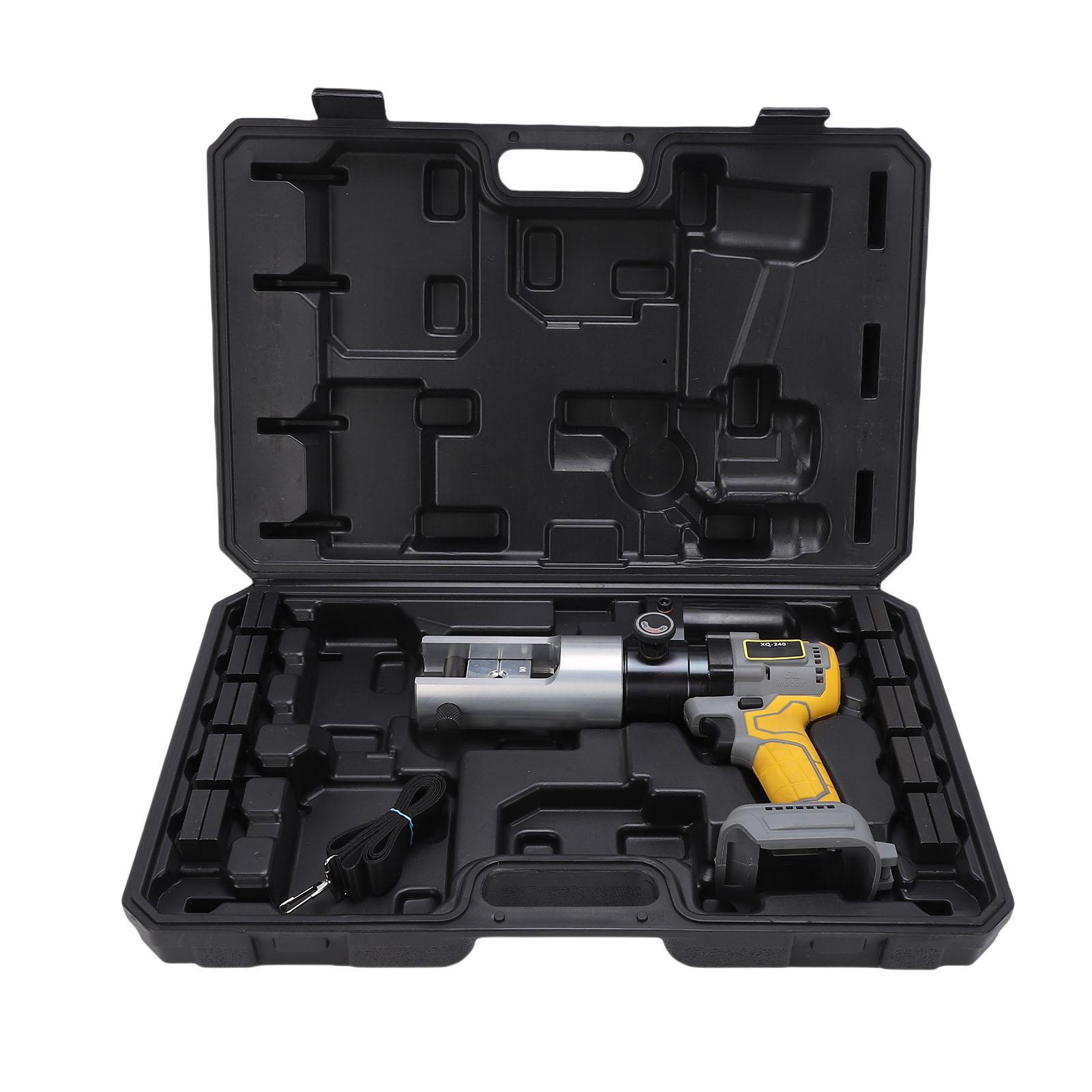 

Electric Hydraulic Crimping Tool Copper 240mm² Aluminum 185mm² 90KN Electrical Terminal Cable Lug Wire Crimper with 10