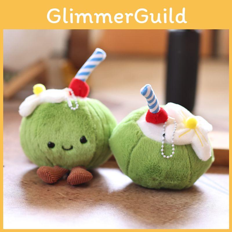 Cuddly Coconut Plush Keychain With Soft Fabric For Kids And Collectors