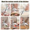 Kitchen Scissors Stainless Steel Blades Multifunctional Shears Heavy Duty Cooking Scissors with Ergonomic Grip