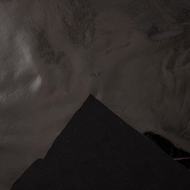 Glossy Patent Leather Bodysuit & Pants Set - Washable PU Fabric