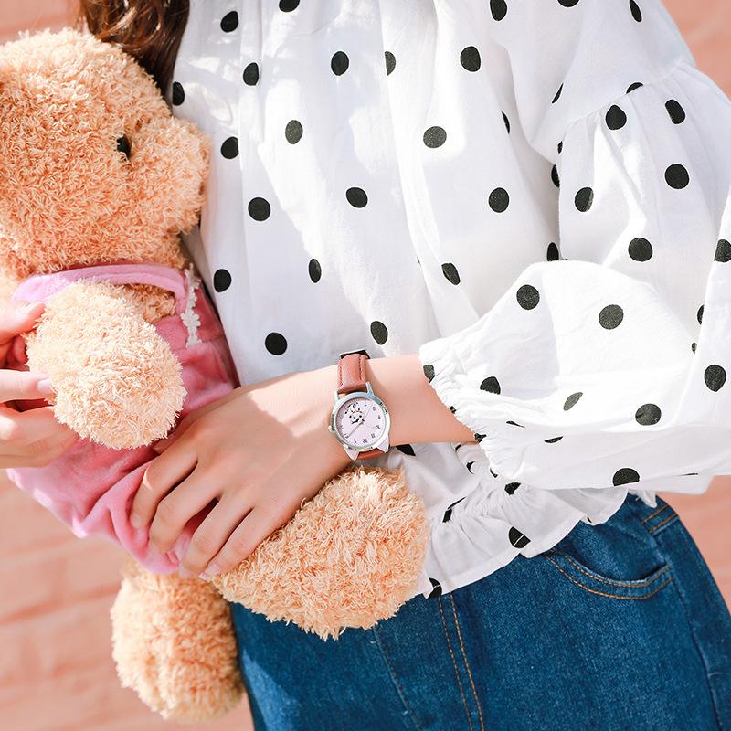 BK44 Fashion Children's Pointer Quartz Watch for Girls Waterproof Night Light 5-15 Year Old Elementary School Girls' Watch