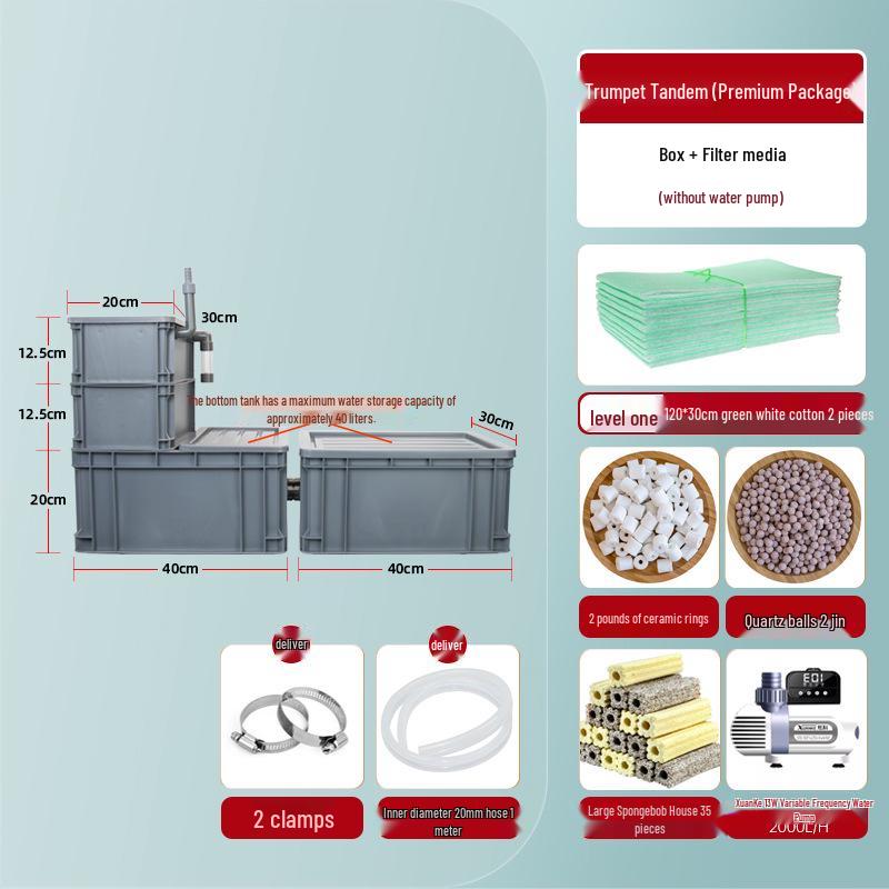 DIY Fish Tank Trickle Filter: Modular Dry-Wet Separation Box for Bottom Filtration