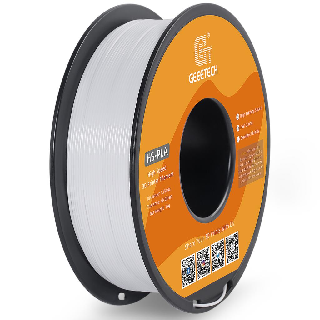 GEEETECH 1kg 1 spool 1.75mm High-Speed PLA Filament, Fast Curing,HS-PLA High-Speed 3D Printing Filament,Better Liquidity