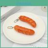 New Realistic 3d Hot Dog Keychain Creative Food Model Photography Prop