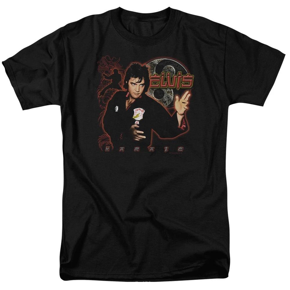 Elvis Presley - Karate - Unisex Short Sleeve Children s T-shirt - Black 130