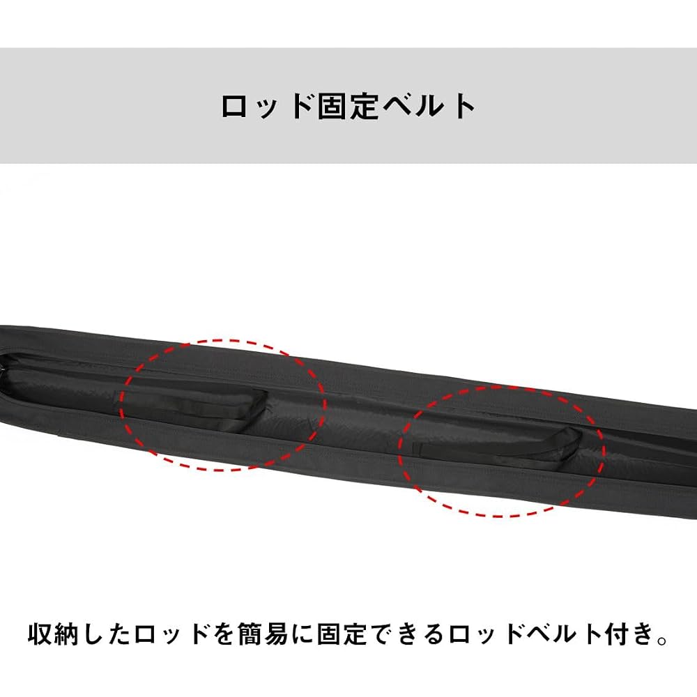 Daiwa SL Rod Case 110S(C) Black Silver Fishing Tackle Storage Bag