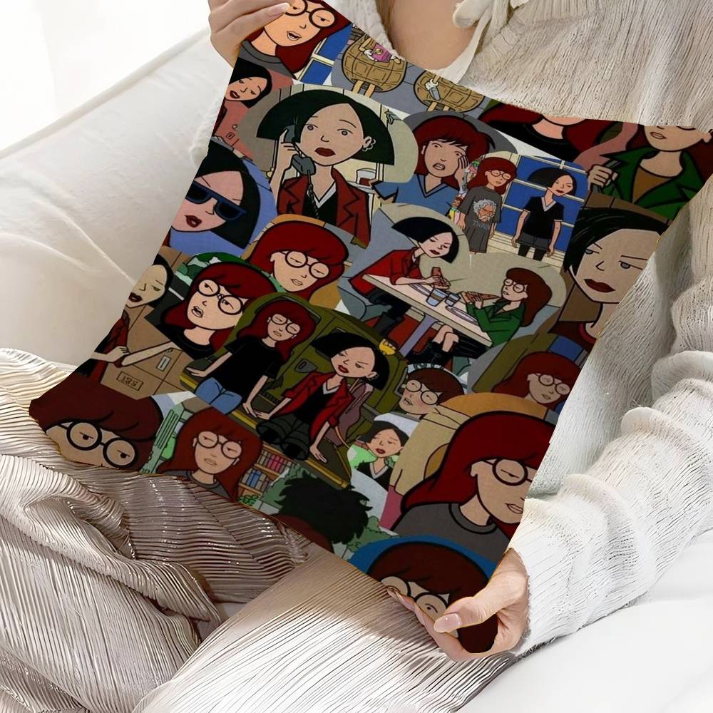 Anime D-Daria Pillow Cover Sofa Cushion Cover Home Room Decoration Children Gift