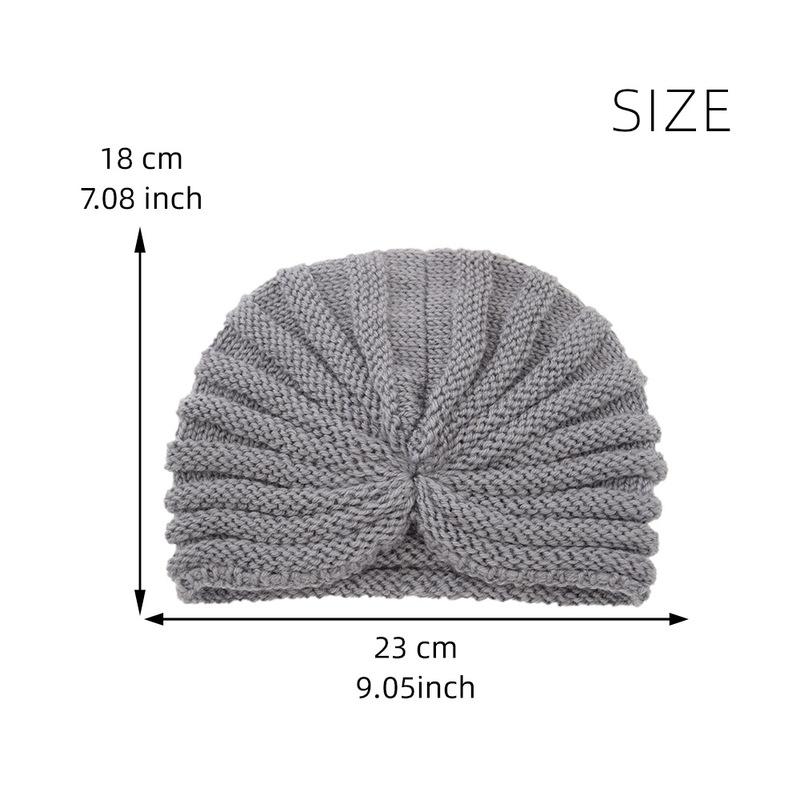 Femei toamna și iarna cruce tricotată pălărie nod turban eșarfă pliabilă pălărie pălărie eșarfă cap eșarfă cap eșarfă