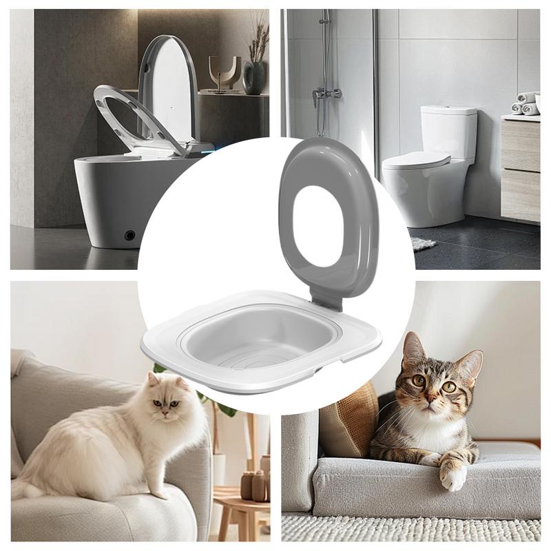 Cat Litter Toilet Trainer Toilet Cat Use Trainer Cat Potty Trainer Kit Reusable Toilet Litter Box Trainer For Hygienic Pet