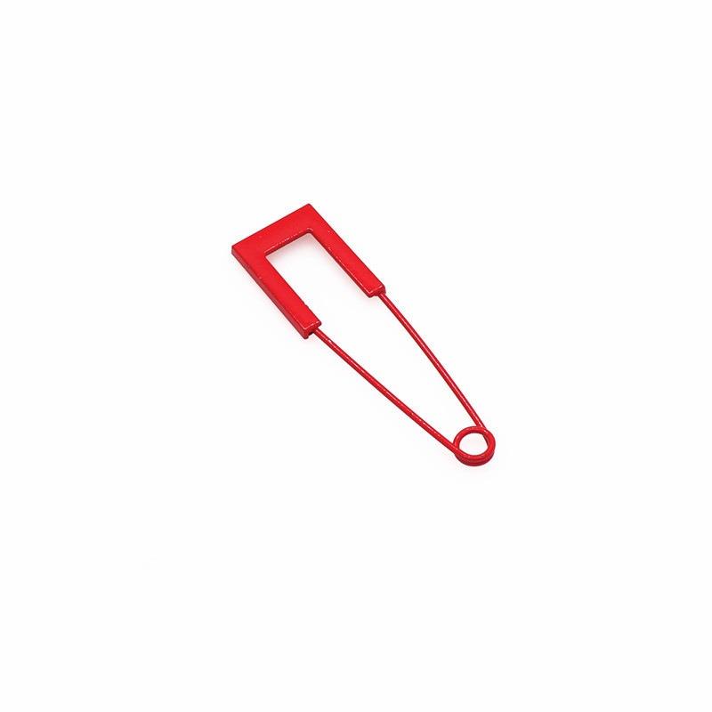 Candy Color Spray Paint Iron Pin Color Square Head Large Safety Pin Trend Brooch Clothing Fixed Accessories