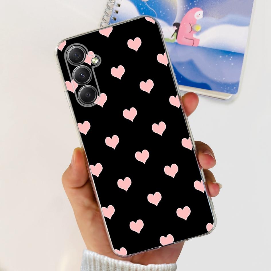 For Samsung Galaxy A25 5G Case Silicone Soft TPU Bumper Cute Cartoon Cat Butterfly Phone Cover For Samsung A25 5G 2023 A 25 Capa
