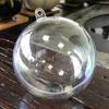 Christmas Tree Balls Baubles Transparent Fillable Xmas Tree Hanging Ornaments Home Party Gifts Box Party Decorations