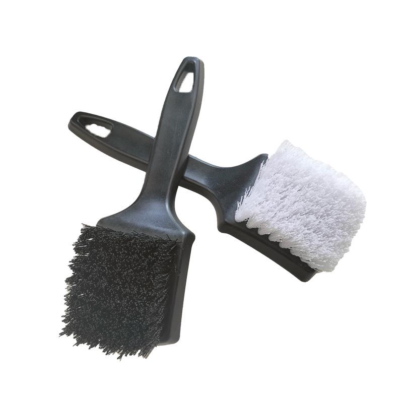 Hot-Selling Curved Bristle Brush for Car Tires, Wheels, Engine, and Floor Mats