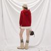 UNIFREE Hooded Bear Jacquard Knit Sweater