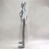 Aufblasbares Vollkörper-Schaufensterpuppen-Torso-Modell für Damen, Silbernes Schaufensterpuppen-Körpermodell
