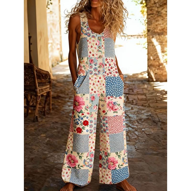 IHUASU Damenmode Lässiger Jumpsuit