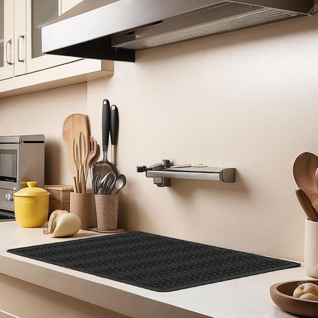 Silicone Electric Stove Cover Multi-functional Home Induction Cooker Cover Mat Kitchen Glass Top Stove Protection Mat 70x50cm