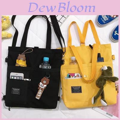 Canvas Tote Bag Women's Crossbody Canvas Bag Fresh And Sweet Style Student Tutoring Handbag