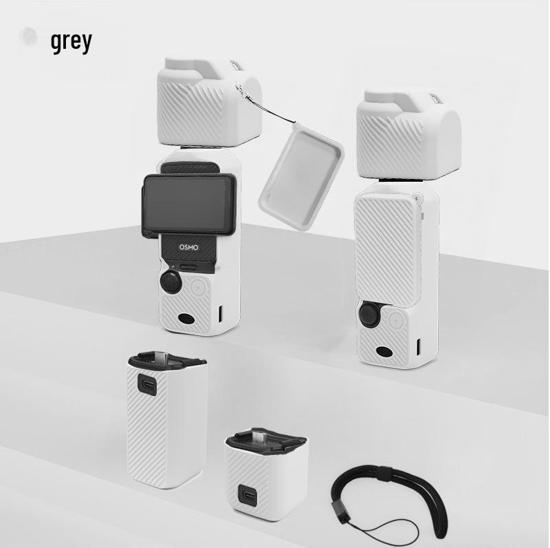 DJI Pocket 3 Protective Silicone Case - Anti-Scratch & Anti-Drop for Action Camera Accessories