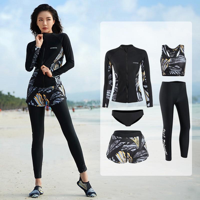 Wetsuit Rash Guard Long Sleeve Short Pants Quick Dry Sun Protection Men Women Surfing Diving Swimming