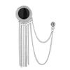 Suit Accessories Long Chian Creative Men Badge Fashion Jewelry Korean Style Pin  Brooches