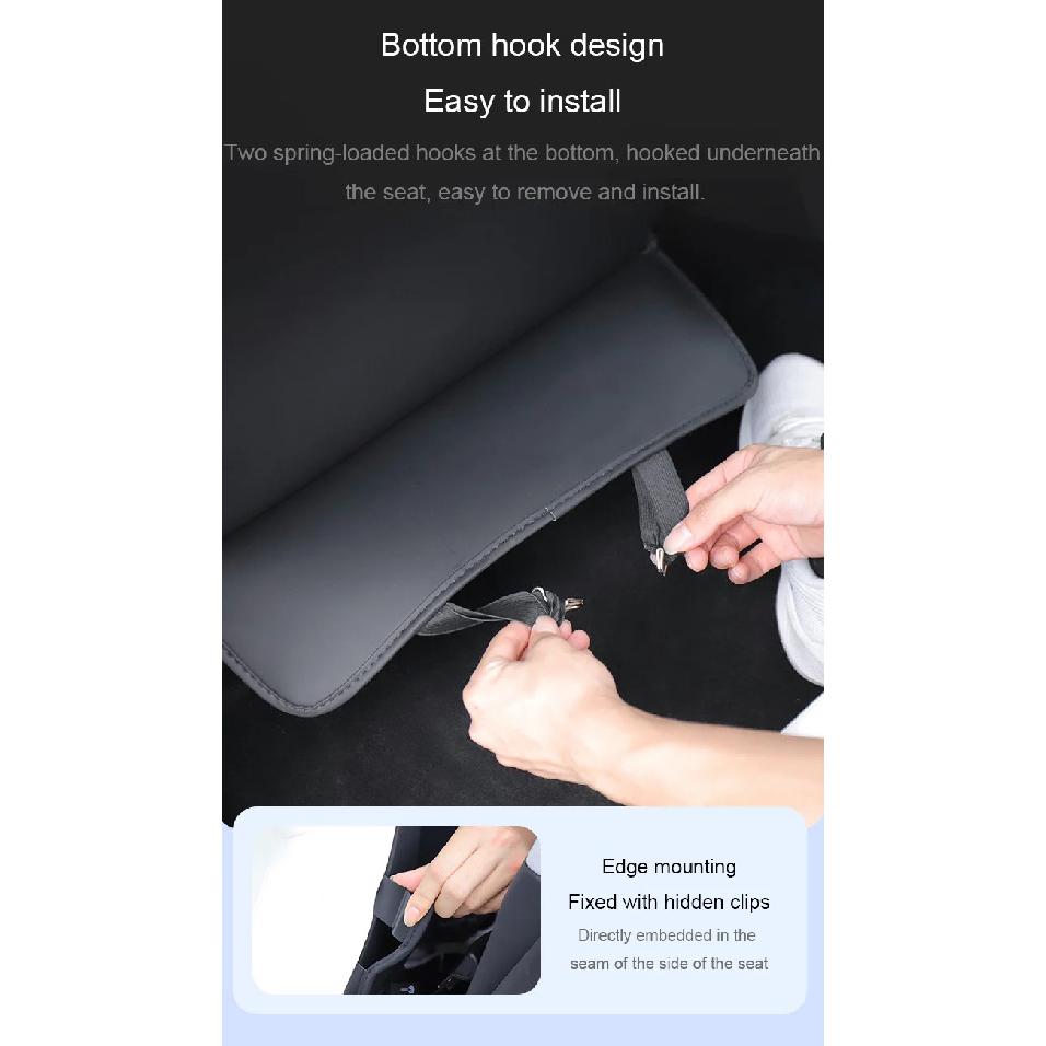 For Tesla Model Y Juniper Seat Anti-kick Pad Rear Safety Seat Anti-Wear Pad Model 3 Highland Rear Seat Car Backrest Protection