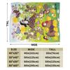 Cozy Blanket Picnic Czech Cartoon Krtek Mole Throw Blanket Fashion  Bedspread For Chair Sofa Bed